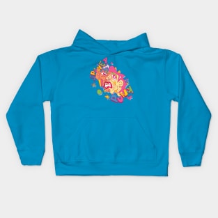 spikey punk Kids Hoodie